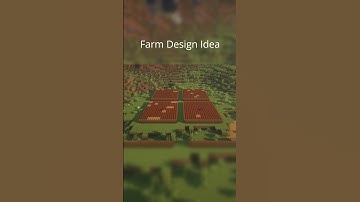 Minecraft Farm design idea  #minecraft #minecraftbuilding