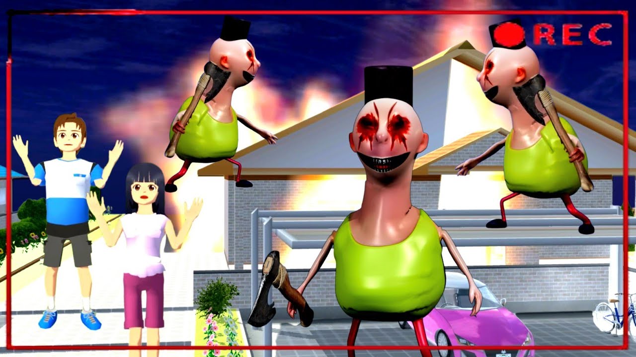 CCTV rekam Hamood Habibi bakar rumah MIO 👺🔥 | #sakuraschoolsimulator​ #sss​