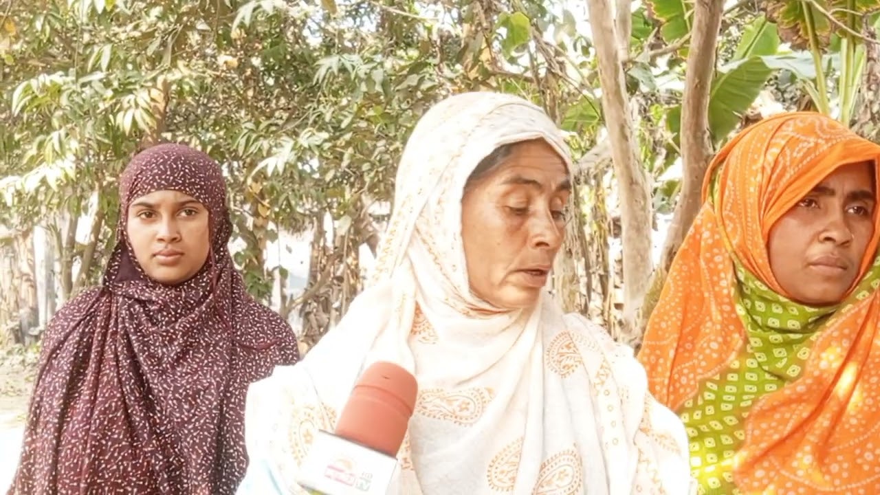 দিনাজপুর বীরগঞ্জে এর ৬নং নিজপাড়া  ইউনিয়নের সৈয়দপুর কল্যাণী গ্রামে কলার গাছ কেটে জমি দখলের চেষ্টা।