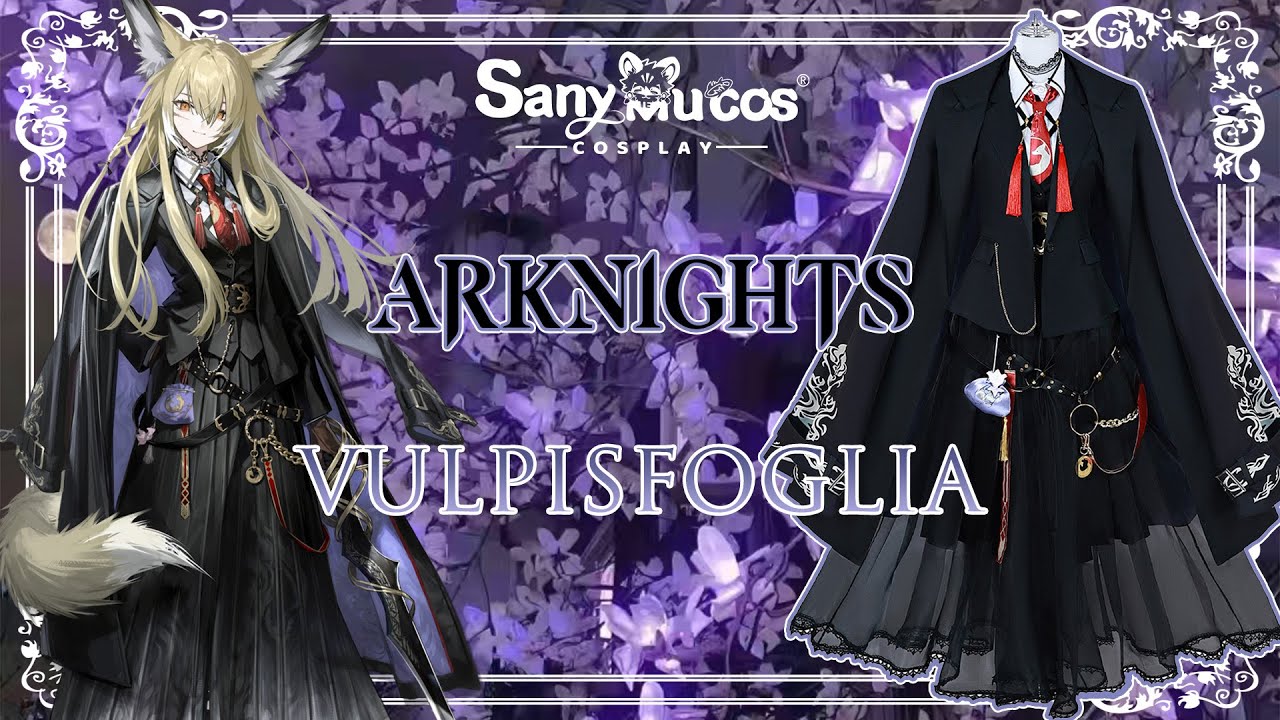 【SanyMuCos】Game Arknights Cosplay Vulpisfoglia Cosplay Costume