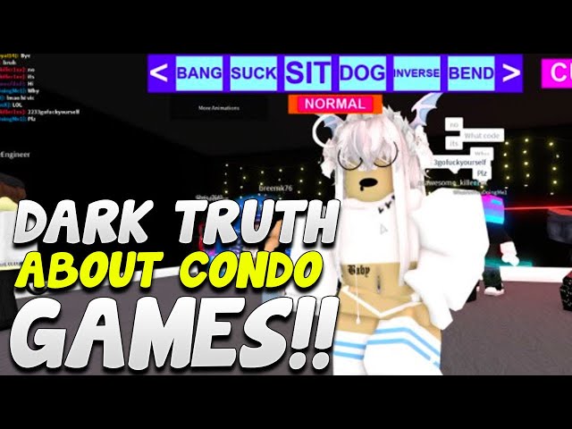 DARK TRUTH YOU DON'T KNOW ABOUT ROBLOX CONDO GAMES 