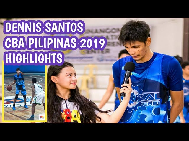 Dennis Santos CBA Pilipinas 2019 Highlights class=