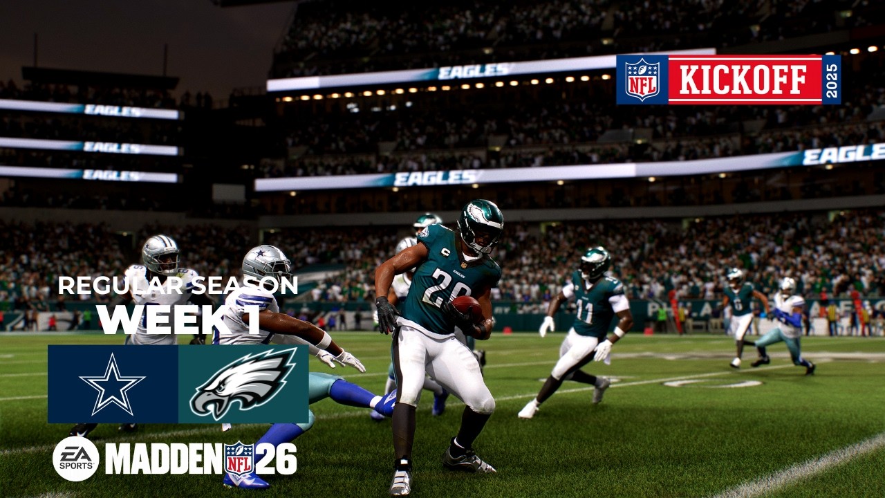 Madden NFL 26 -  Dallas Cowboys Vs Philadelphia Eagles | 2025 Week 1 🔥 Full Game Simulation 🏈