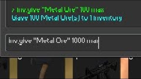 rust legacy how to spawn items