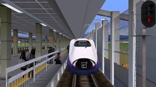 【Railsim】リアルに再現！山形新幹線 つばさ 山形～郡山 前面展望 E3系2000番台