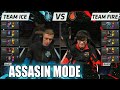 Team Ice vs Team Fire | Assasin Mode Match LoL All-Stars 2015 LA | Ice vs Fire Assasins All Star