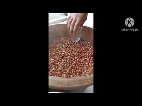 طريقة تحضير الفول السوداني للتحميص