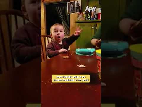 This Kid's Face When He Tasted BBQ Sauce 💀 #afv #funny 1 This Kid's Face When He Tasted BBQ Sauce 💀 #afv #funny