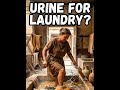 Why Did Ancient Romans Wash Their Clothes in Urine? (The Shocking Truth!) #facts #shorts