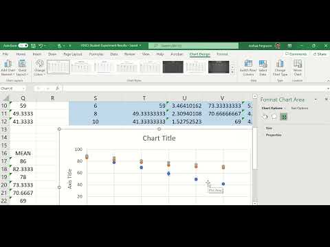 Graphing in Excel - Standard Deviation & Trendlines