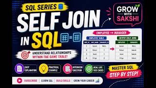 SQL Self Join Explained | SQL Series for Beginners | Grow with Sakshi