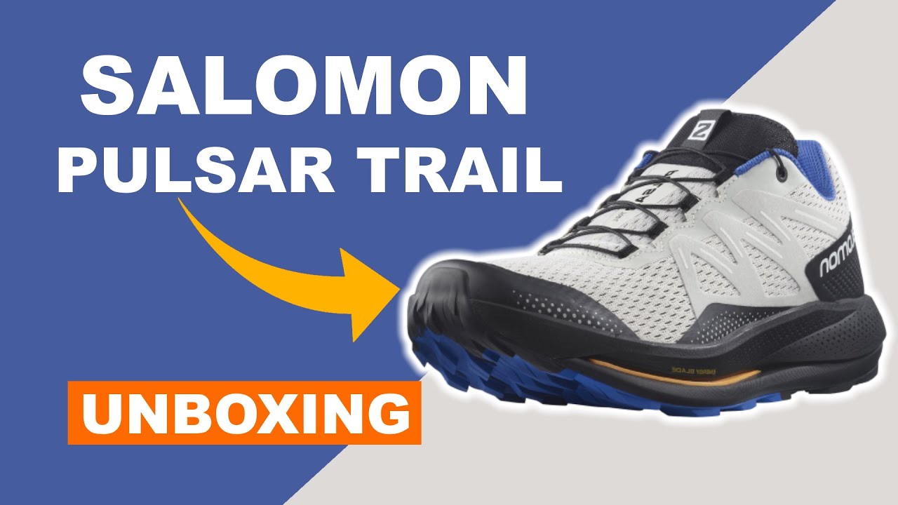 Salomon Pulsar Trail Running Shoes Mens 12 Gray Blue 416027 Gorpcore Athletic PULSAR Blue | Salomon main image 3