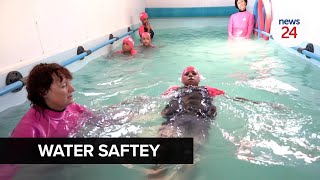 Watch Oh Buoy Riebeek-Kasteel Pupils Get Swimming Lessons In Nsri Shipping Container Pool