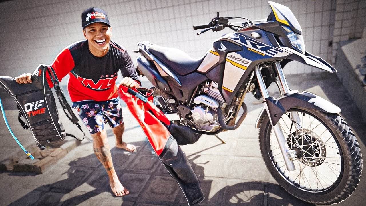 PRIMEIRA TRILHA COM A XRE 300 ZERO KM