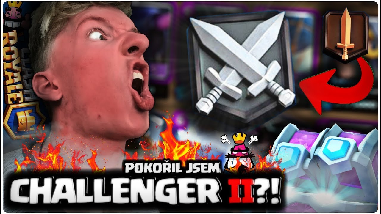 POKOŘIL JSEM CHALLENGER 2?! │ CLASH ROYALE ČESKY - YouTube