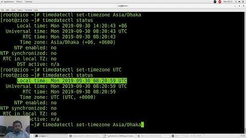 How to Set Time, Timezone and Synchronize System Clock Using timedatectl Command| wiz maverick