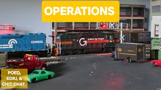OPERATIONS - POED, EDRJ, & CHIT CHAT 4/4/2026 #hoscale #modelrailroading