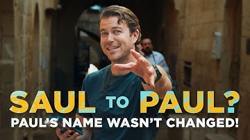 Saul to Paul: Paul’s name was not changed!