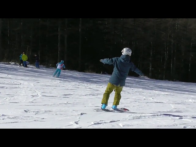 スノーボード ターンの基本の滑り カービングターンへ