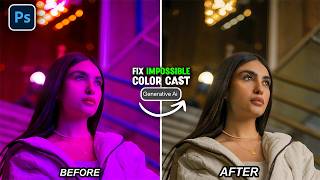 Remove Impossible Color Casts From Portraits With This Photoshop Generative AI Trick