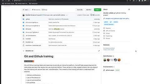 Git and Github training #1: Introduction