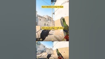 Dust 2 Molotov to stop CT Rush #cs2 #cs2live #cs2tutorial #cs2  #ytshorts #gamertillalive #cs2guide