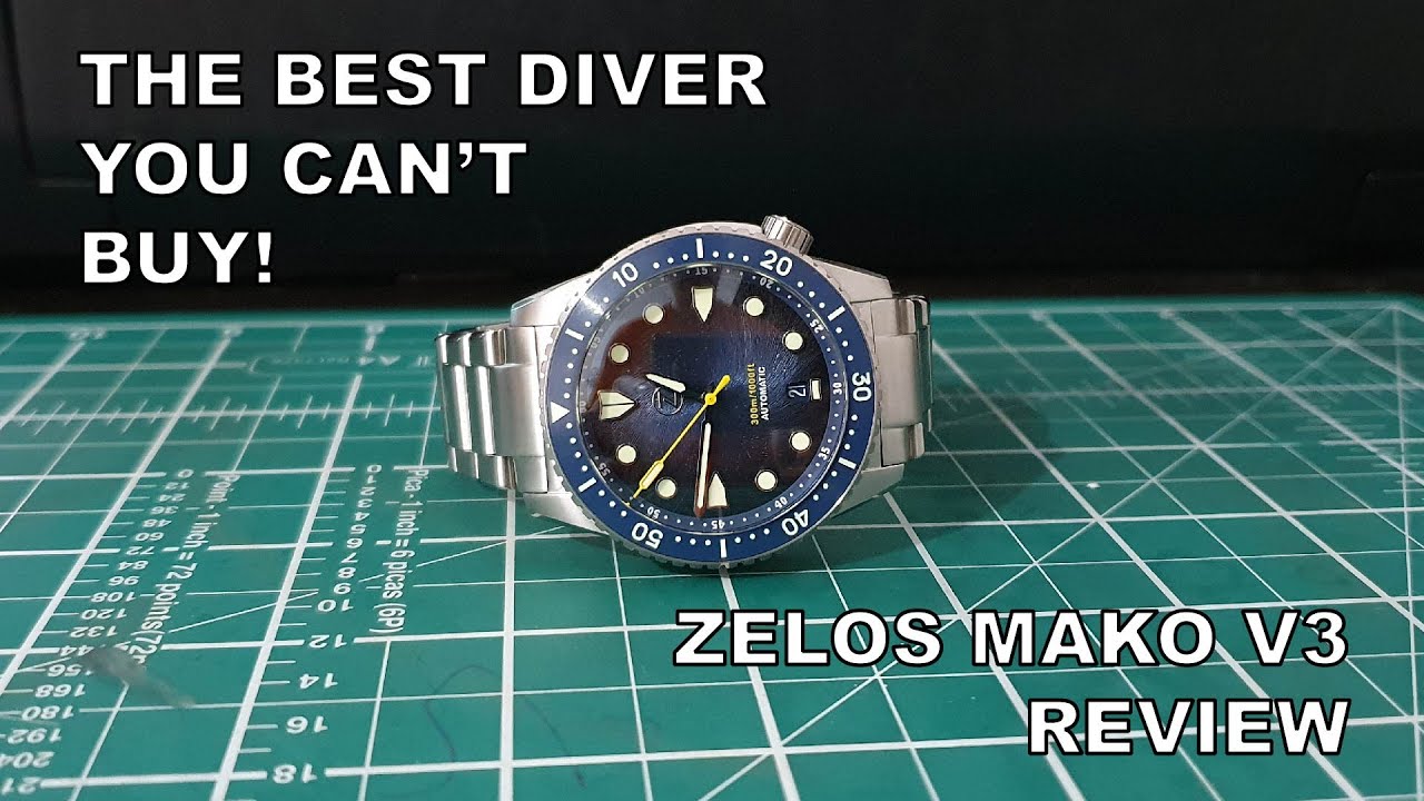 The Best Diver You Can't Buy - Zelos Mako V3 Review - YouTube