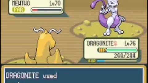 Pokemon Fire Red - Catching Mewtwo
