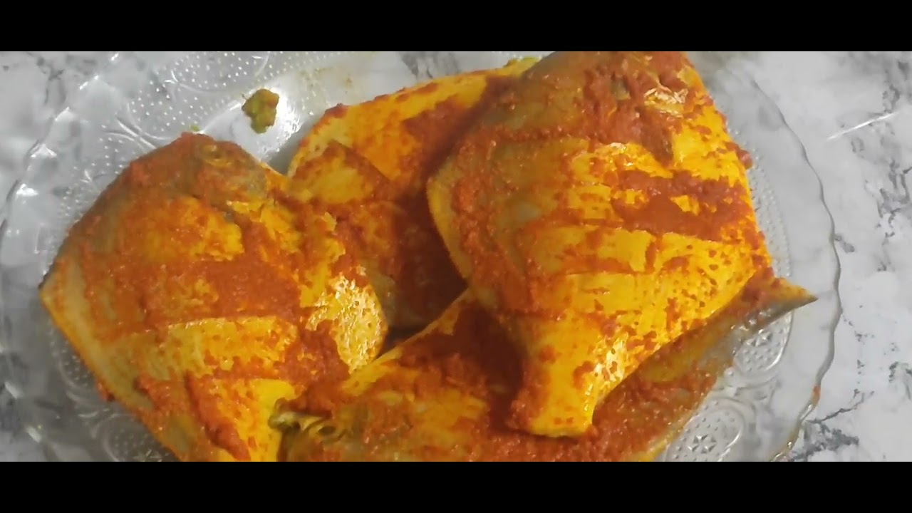 Stuffed Pomfret Fish Fry With Green Masala Recipe|हरि मसले में बनी पपलेट 🐟टास्टी एंड इजी रेसिपी