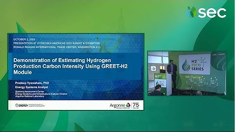 Demonstration Estimating Hydrogen Production Carbon Intensity Using GREET-H2 Module #H2Americas2023