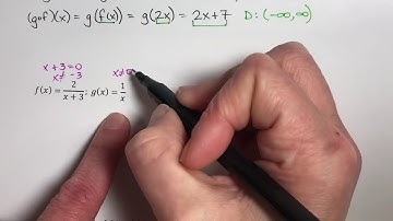 (1314) Section 2.6 Combinations of Functions; Composite Functions Part 2/3