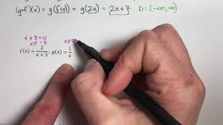 (1314) Section 2.6 Combinations of Functions; Composite Functions Part 2/3