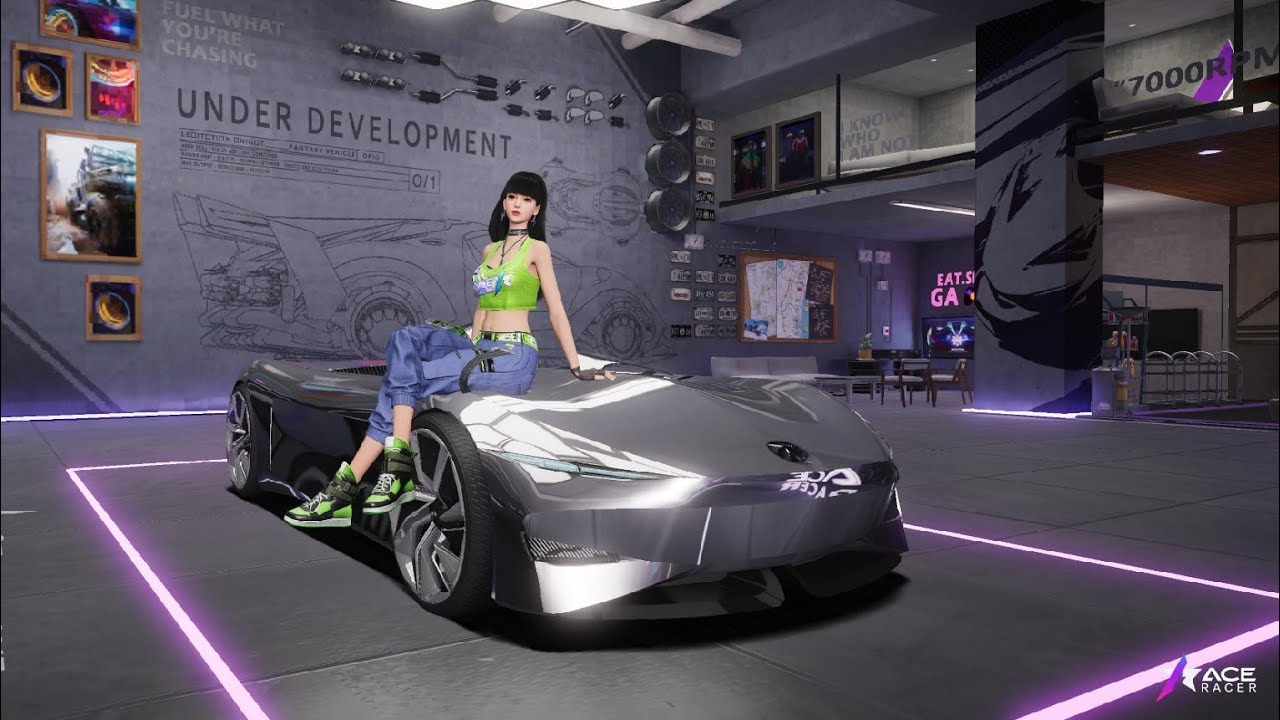 Ace Racer New Car : インフィニティ Prototype ( Infiniti Prototype ) Max Graphics Gameplay