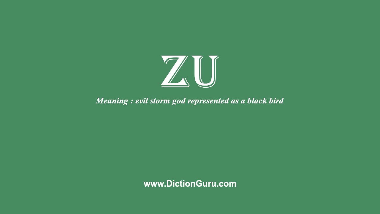 zu How to pronounce zu with and Examples YouTube