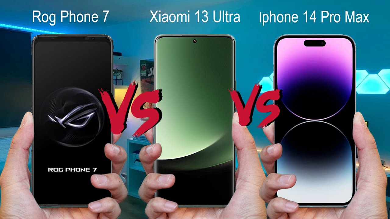 Asus Rog Phone 7 vs Xiaomi 13 Ultra vs IPhone 14 Pro Max