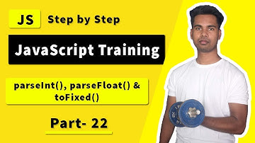 Conversion in JavaScript with parseInt() and parseFloat() or toFixed() methods