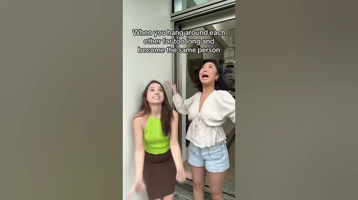 and we always unintentionally match our outfits 🤣 #funny #besties #relatable #friends #friendship