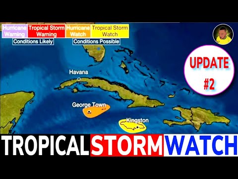 JAMAICA now UNDER Tropical Storm WATCH