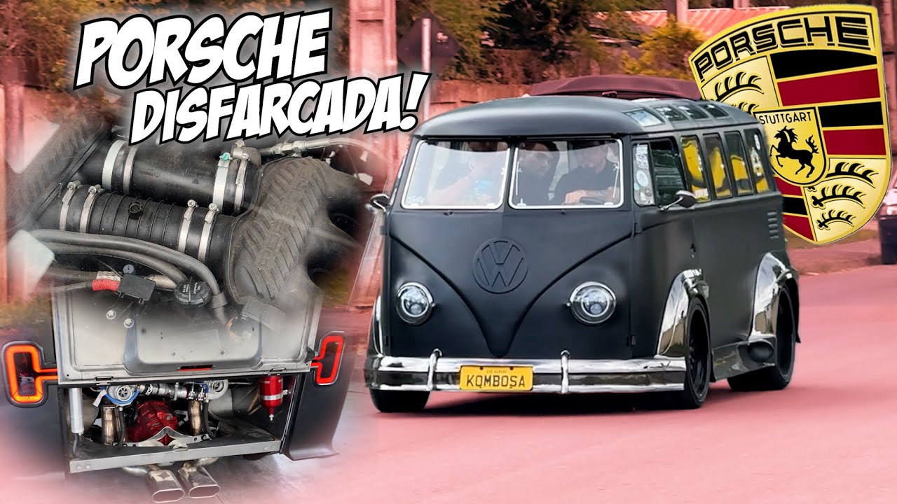 KOMBI CORUJINHA COM MECÂNICA DE PORSCHE BOXTER 3.2 / BITURBO! UM MONSTRO DISFAÇADO
