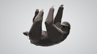 Low Poly Sloth 3D Model