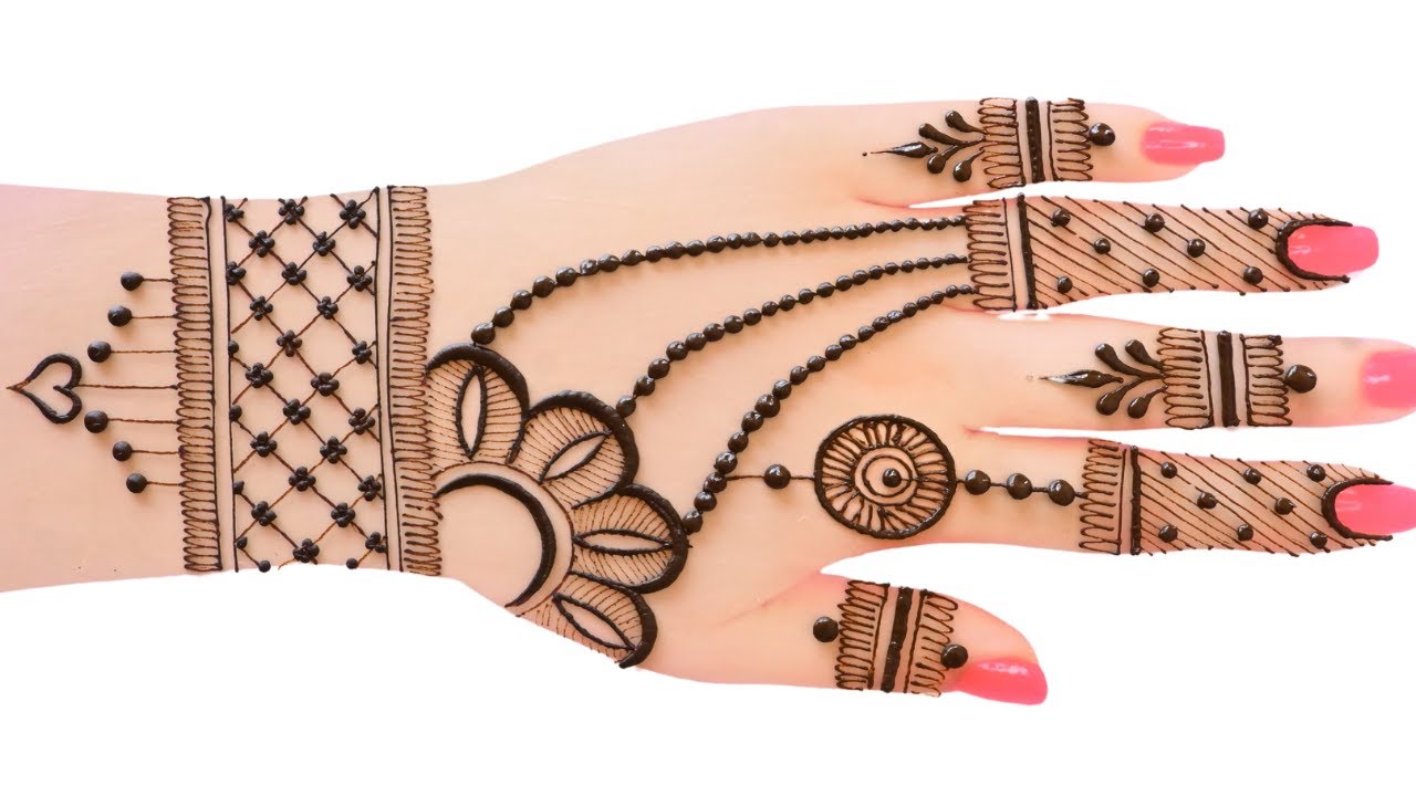 😱🔥easy top Arabic mehndi design-weddingDulhan special 