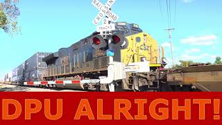 CSX Trains w DPU Alright's! Super Long Range Train Meet! CSX Double Stack Train! CSX Defect Detector