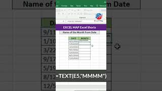 How to Extract the Month Name from Date in Excel | MS Excel Tutorial