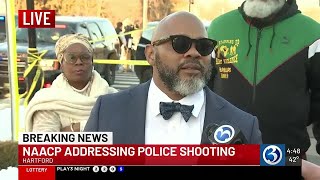 NAACP addresses Hartford police shooting
