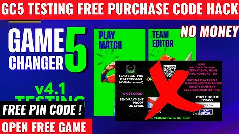 Game Changer 5 v4.1 GRATIS TESTEN Aankoop Pincode Truc | Hoe je de gratis Game Changer 5 v.4.1 opent