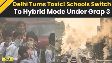 Delhi News: Delhi AQI Hits ‘Severe’ 413, Schools Go Hybrid Under GRAP Stage 3 I Delhi Pollution News