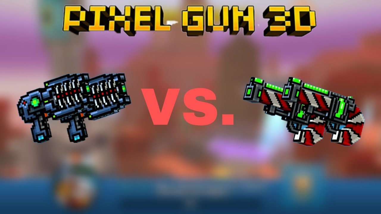 Dual Laser Blasters vs. Peppermint Guardians Pixel Gun 3D YouTube