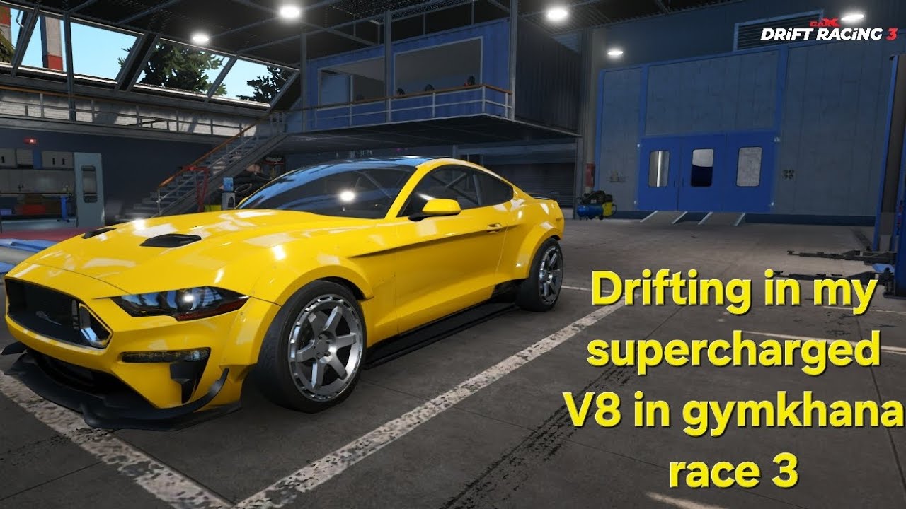 Drifting in my supercharged V8 mustang in gymkhana race 3 | CarX Drift Racing 3
