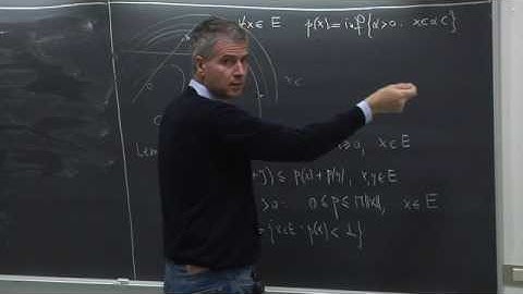 Partial Differential Equations - Giovanni Bellettini - Lecture 26