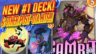 New #1 Deck is CRACKED &amp; BEST Post OTA Decks!! Marvel Snap